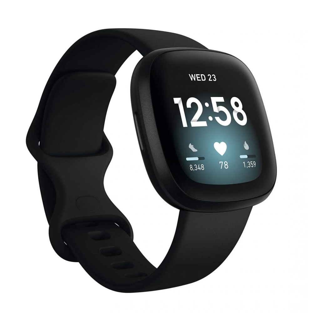Fitbit Versa 3 Health & Fitness Smartwatch – Black