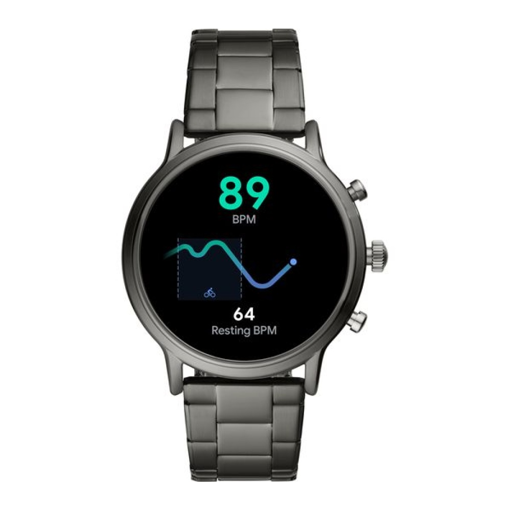 Fossil Gen 5 Carlyle HR FTW4024 – Smoke Steel/Smoke Steel