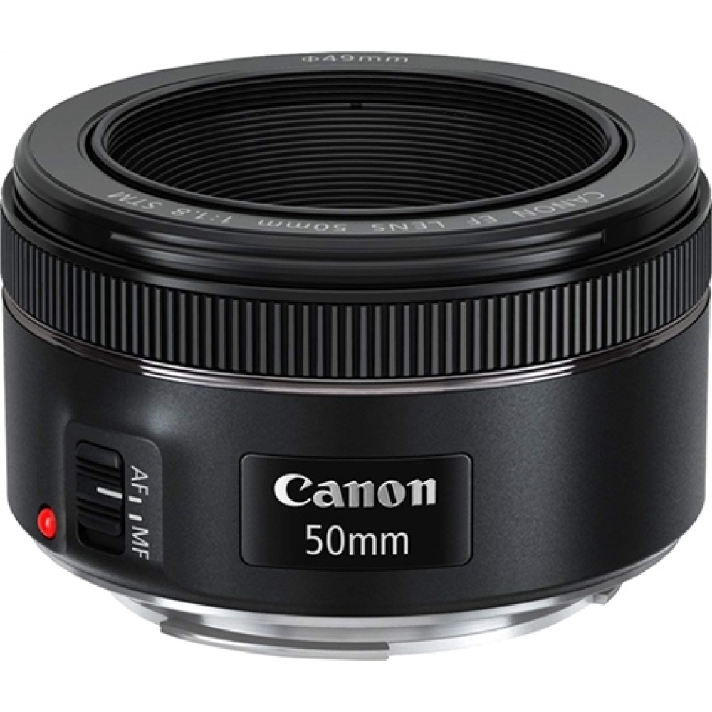 Canon EF 50mm f/1.8 STM Black Lens